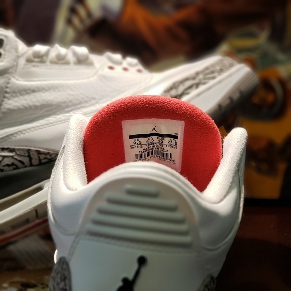 Sold... Jordan White Cement 3 - Picture 5 of 6